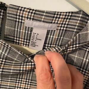 Houndstooth pretty feminine mini dress